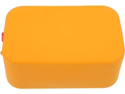 Neceser De Silicona Impermeable De Gran Capacidad 20x12x8 Cm Color Naranja Sin