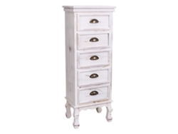Sinfonier de Madera Blanco 38x28x103h cm