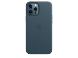 Funda De Piel Oficial De Apple Para Iphone 12 Pro Max Con Magsafe - Azul Báltico