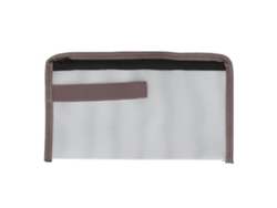 Bolsa De Playa De Malla De Gran Capacidad Con Cierre De Cremallera Para Juguetes, Arena Y Conchas (tamaño S: 30 X 17 Cm).