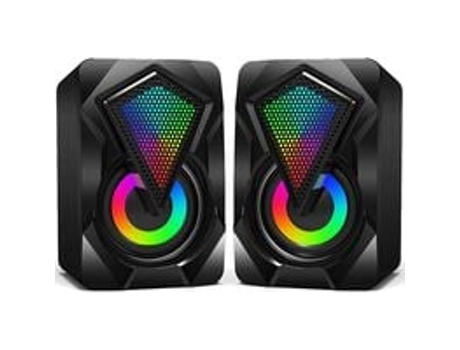 Un juego de altavoces X2 RGB - Altavoces USB TUSERXIN