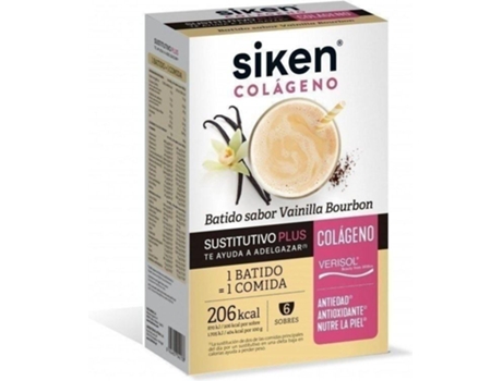 Batido De Proteínas SIKEN Sustitutive Colageno 6S (Cacau - Vainilla)