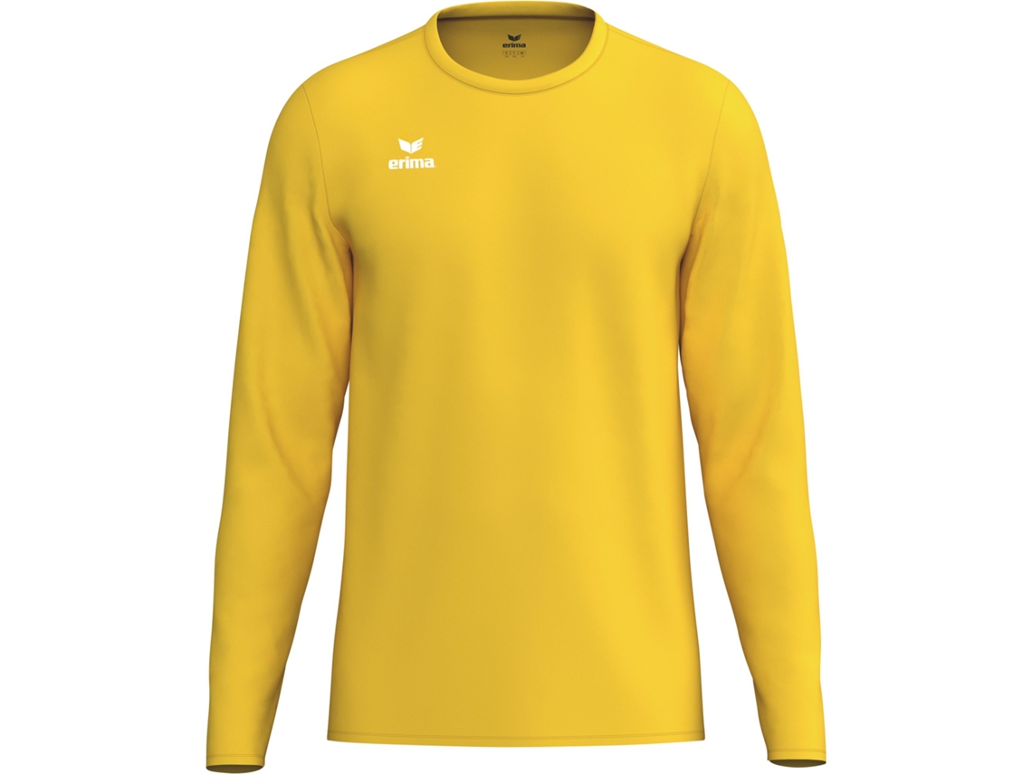 Erima Intro Camiseta Manga Larga Amarilla
