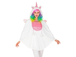 Disfraz Unisex WIDMANN poncho con capucha unicornio (Tam.: Adulto universal)