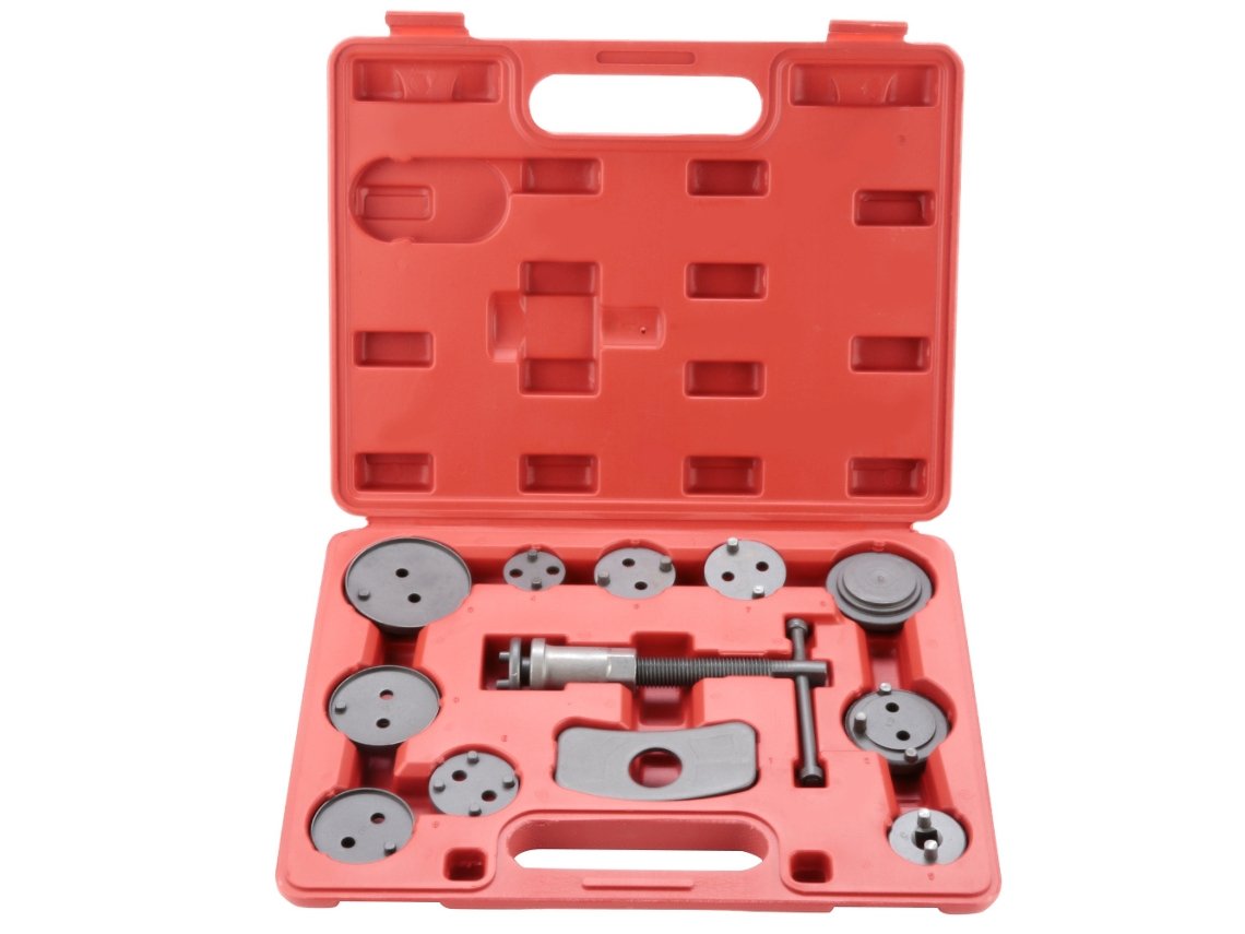 Kit De Herramientas Para Frenos Con Pistones, Bomba Y Pastillas Para Automóviles - 12 Piezas