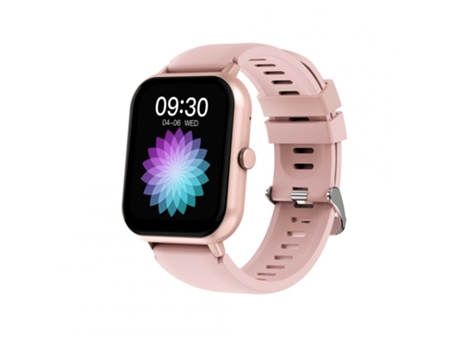 Smartwatch 63Ewe Bluetooth Llamada Presión Arterial Ritmo Cardíaco Rosa Rojo