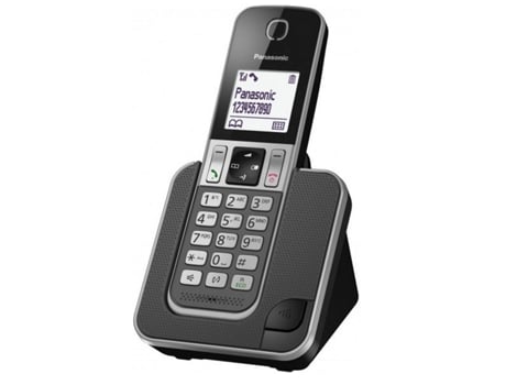 Teléfono PANASONIC Inalámbrico Ect Gris Kxtgd310Frg