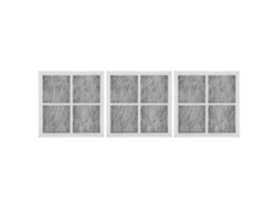 3 Filtros De Aire Para Refrigerador Lg Lt120f 469918 Con Carbón Activado Y Abs