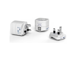 Adaptador Universal Con Conexión A Tierra Para Uk (Schuko) TRAVEL BLUE