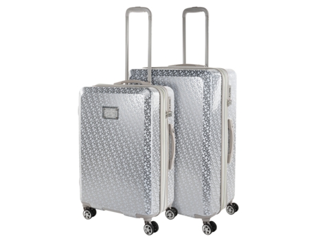 Juego De Maletas Pc DKNY DKNY-069 Signature Hardside whitemetallic silver (50X76x30 Cm - 99L)