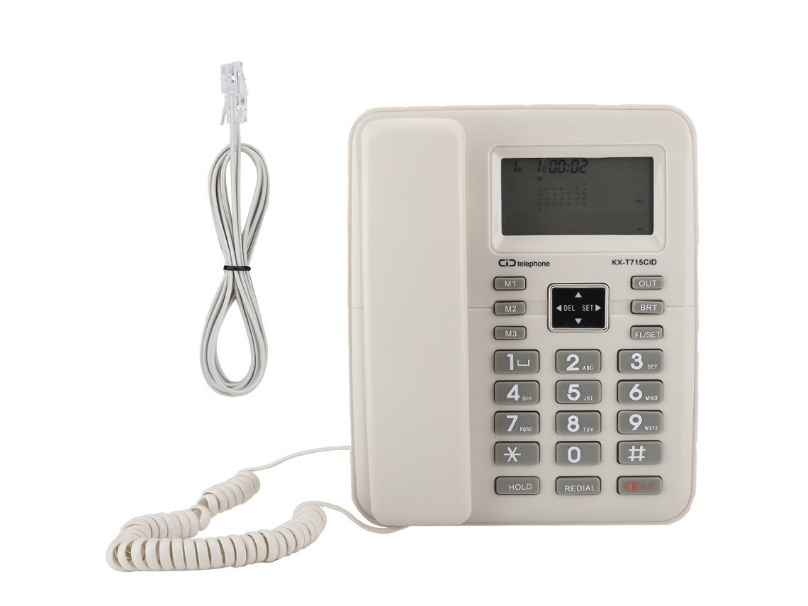 Teléfono fijo (identificador de llamadas, cancelación de ruido)