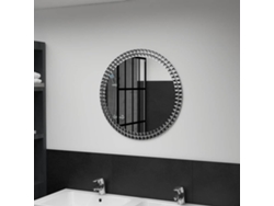 Espejo de pared de cristal templado de 60 cm DKD HOME DECOR