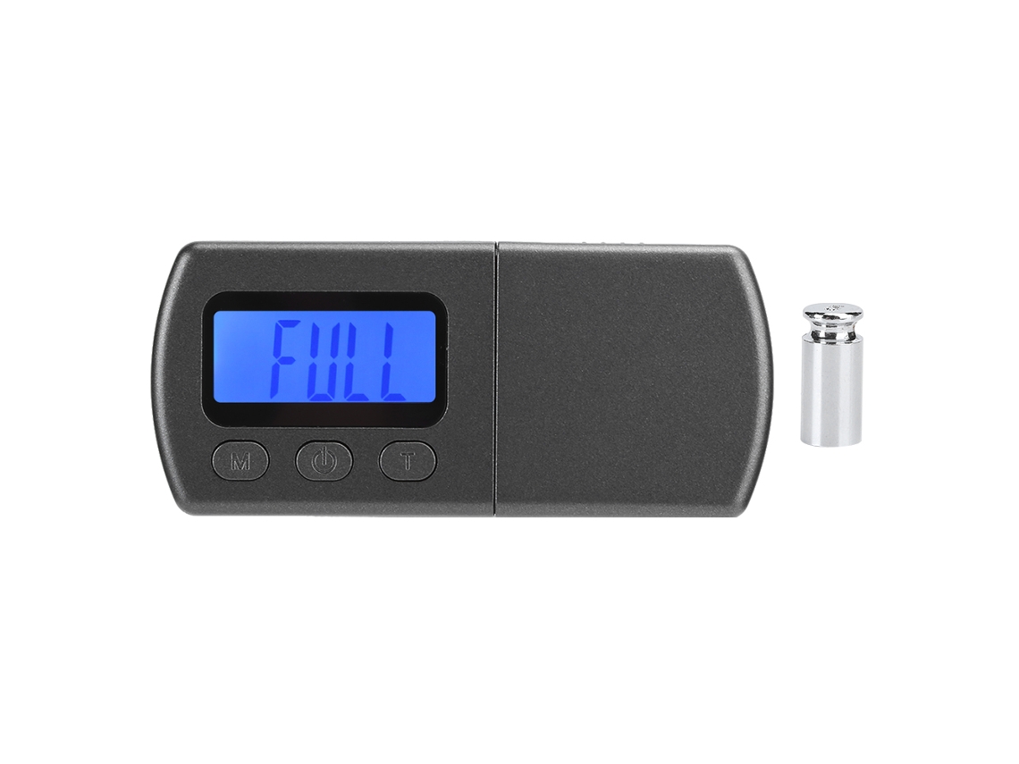 Balanza Digital De Fuerza De Palpado Para Tocadiscos Con Pantalla Lcd Y Peso De Calibración Compacto.