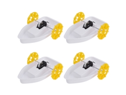 Ats-4 Piezas Juguete De Barco Anfibio Diy Para Montar Juguete Científico Educativo Modelo Niños