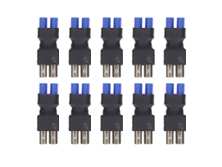10 Adaptadores Ec3 Macho A Hembra Para Conectores De Baterías Rc Para Coches, Aviones, Barcos Y Maquetas.