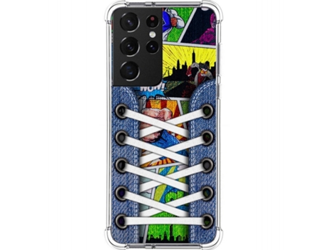 Carcasa Samsung Galaxy S21 Ultra 5G TUMUNDOSMARTPHONE Dibujos Antigolpes Multicolor