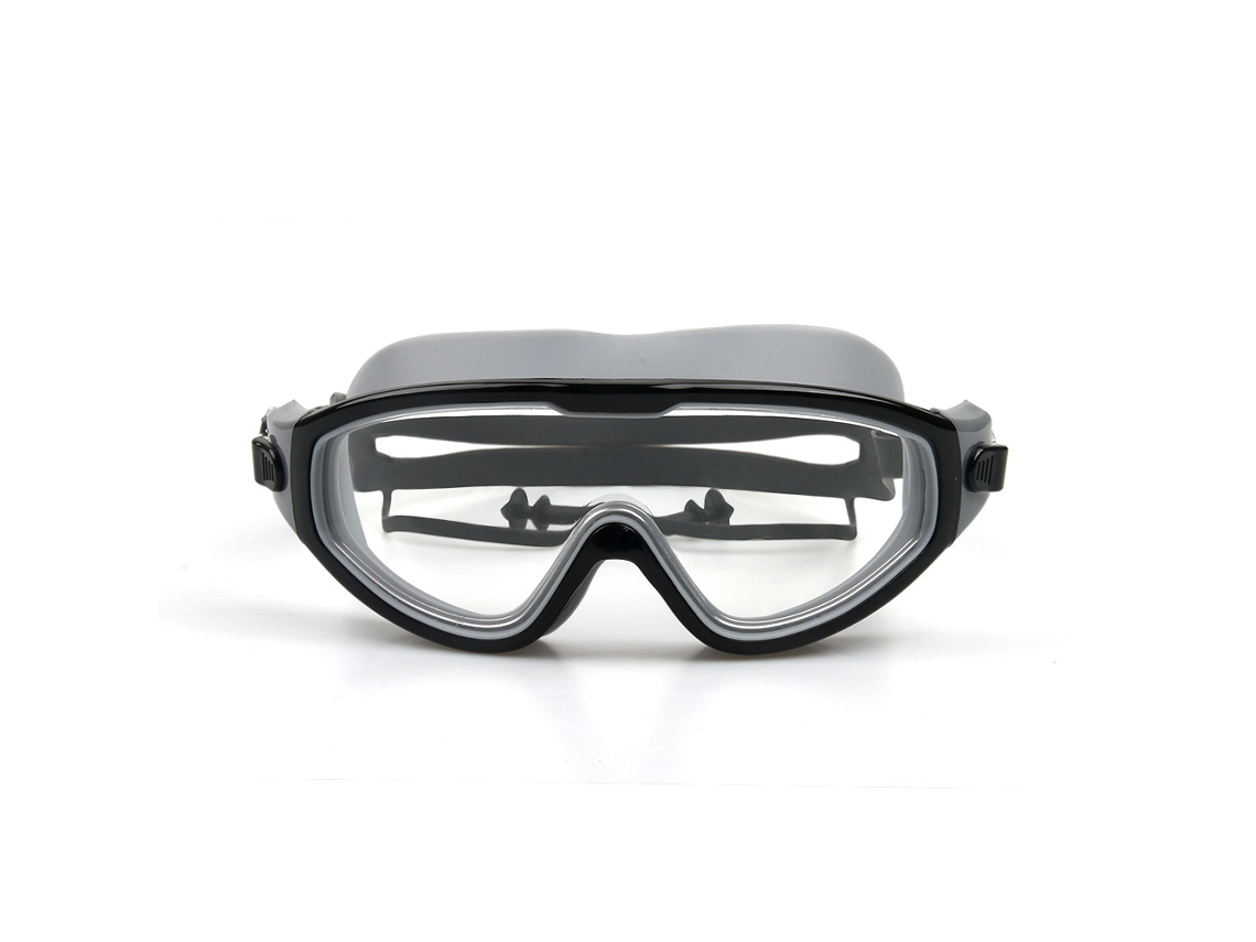 Gafas de natación para niños con visión ampliada y tapones para los oídos