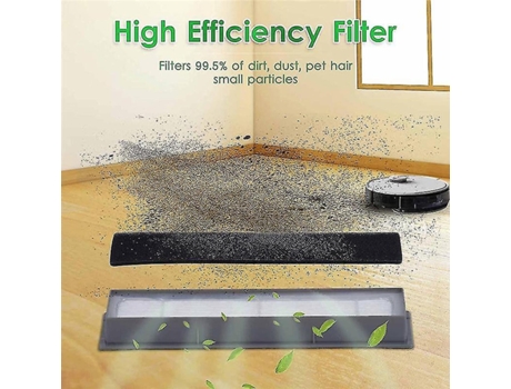 Accesorio Aspiradoras Universal Compatibilidad Deebot Ozmo 920 950 T8 T9 Yeedi 2 Hepa Hepa Hybrid Filter Lateral