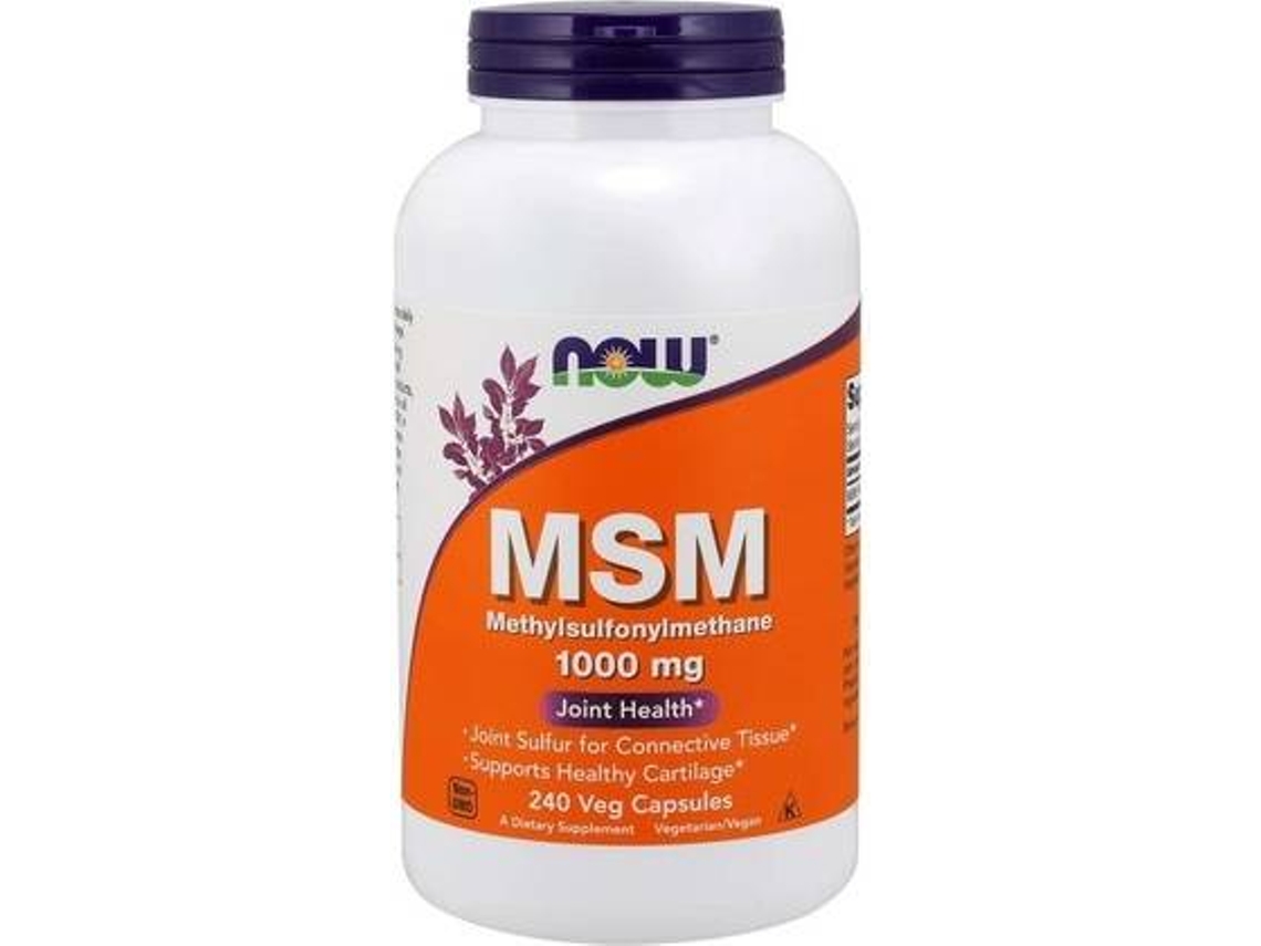 Complemento Alimentar NOW Msm (240 cápsulas vegetais)