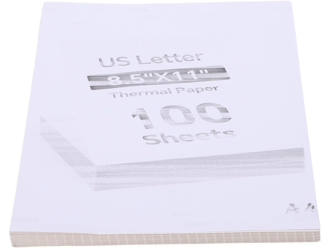 100 Hojas De Papel Térmico A4, Plegables, Sin Tinta, De Secado Rápido.