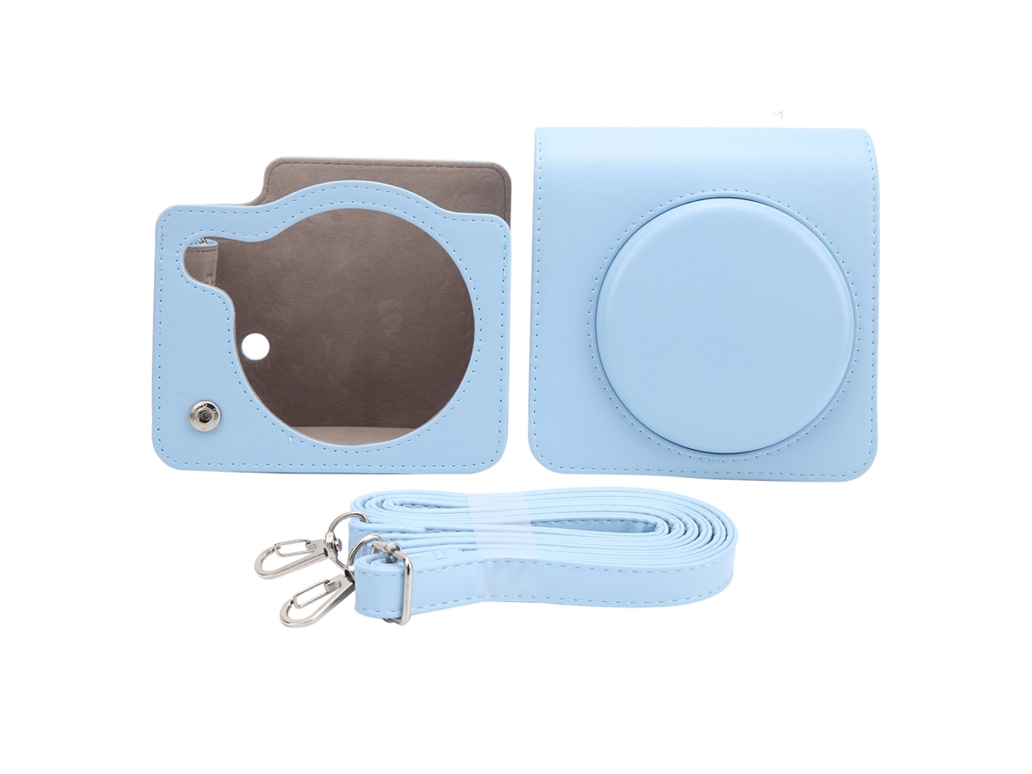 Mochila de cuero sintético para cámara, bolsa protectora de hombro, compatible con Instax Square Sq1