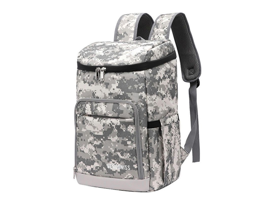 Bolsa Isotérmica Grande E Impermeable Con Aislamiento Térmico Para Alimentos Y Bebidas A422, Color Blanco Y Negro.