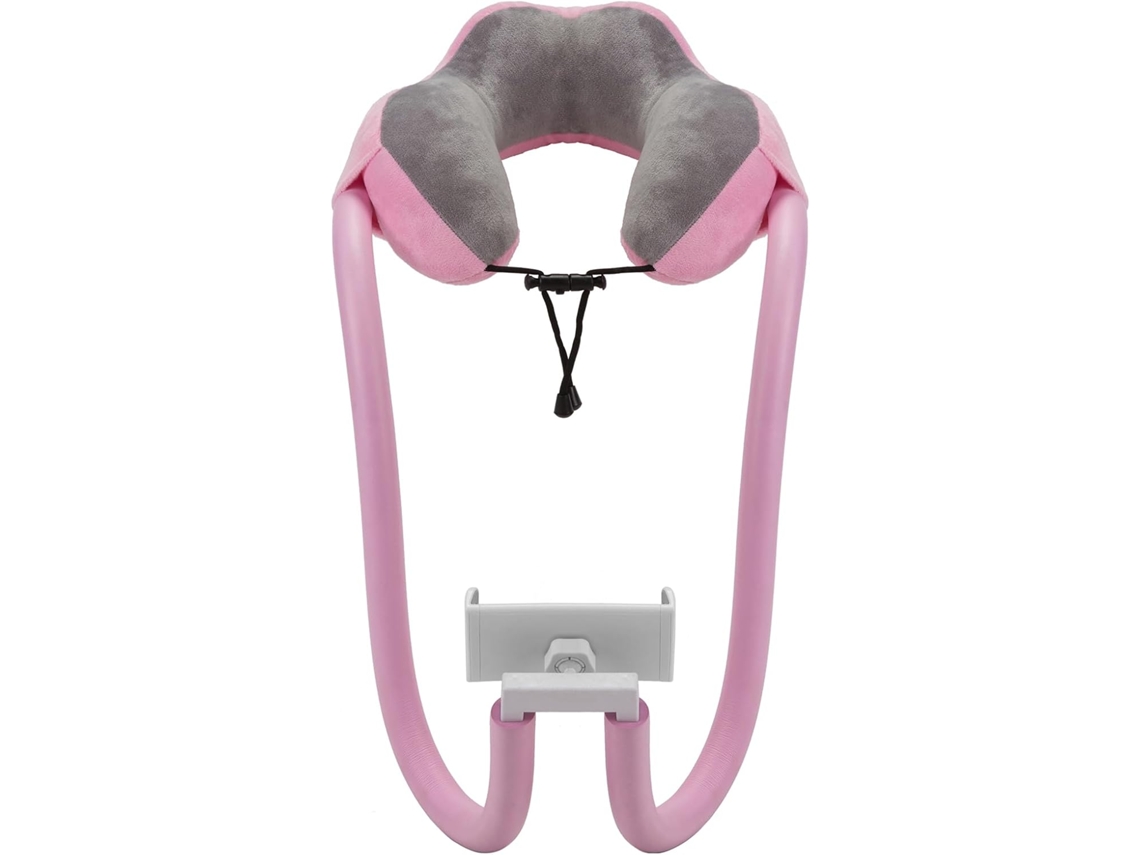 O Almohada Cervical Con Soporte Para Teléfono | Adaptable A 360 Grados 18,5 X 12 Pulgadas