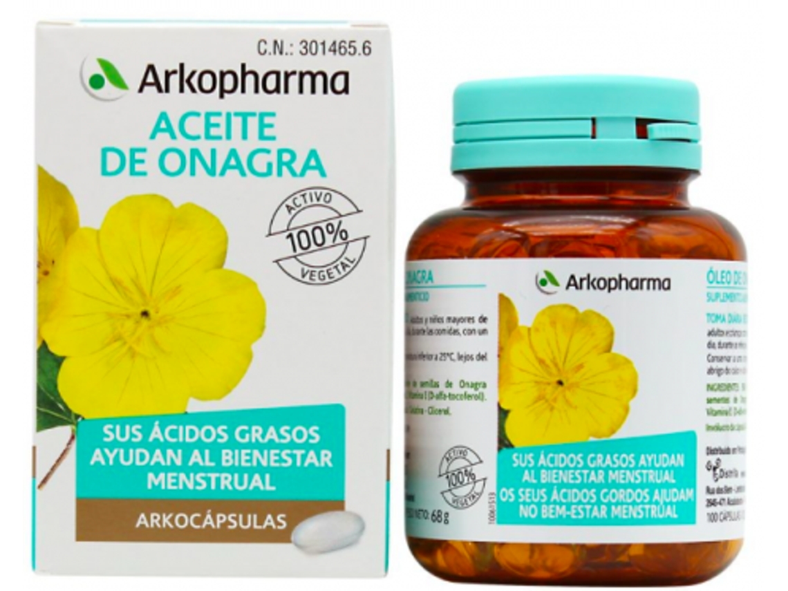 Arkocápsulas Aceite de Onagra Perlas ARKOPHARMA
