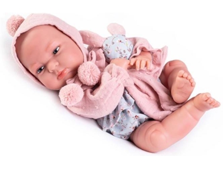 Muñeca ANTONIO JUAN Mi Pequeño Reborn Tufi Con Dodu Dou 33Cm (Edad Mínima: 3 Años)