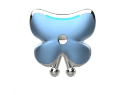 Guaxá Facial Microcurrent Facial Massage Tool Herramienta de masaje facial Masajeador facial Azul y plateado YIZHOOD