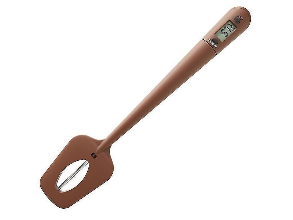 Espátula Digital E Termômetro Para Doces, Termômetro De Silicone Para Mexer E Cozinhar