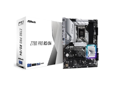 ASROCK Z790 Pro Rs/D4 Atx Socket 1700 Intel Z790 Express Motherboard 4X Ddr4 M.2 Pcie 4.0 Usb 3.1 Pci-Express 5.0 16X Lan