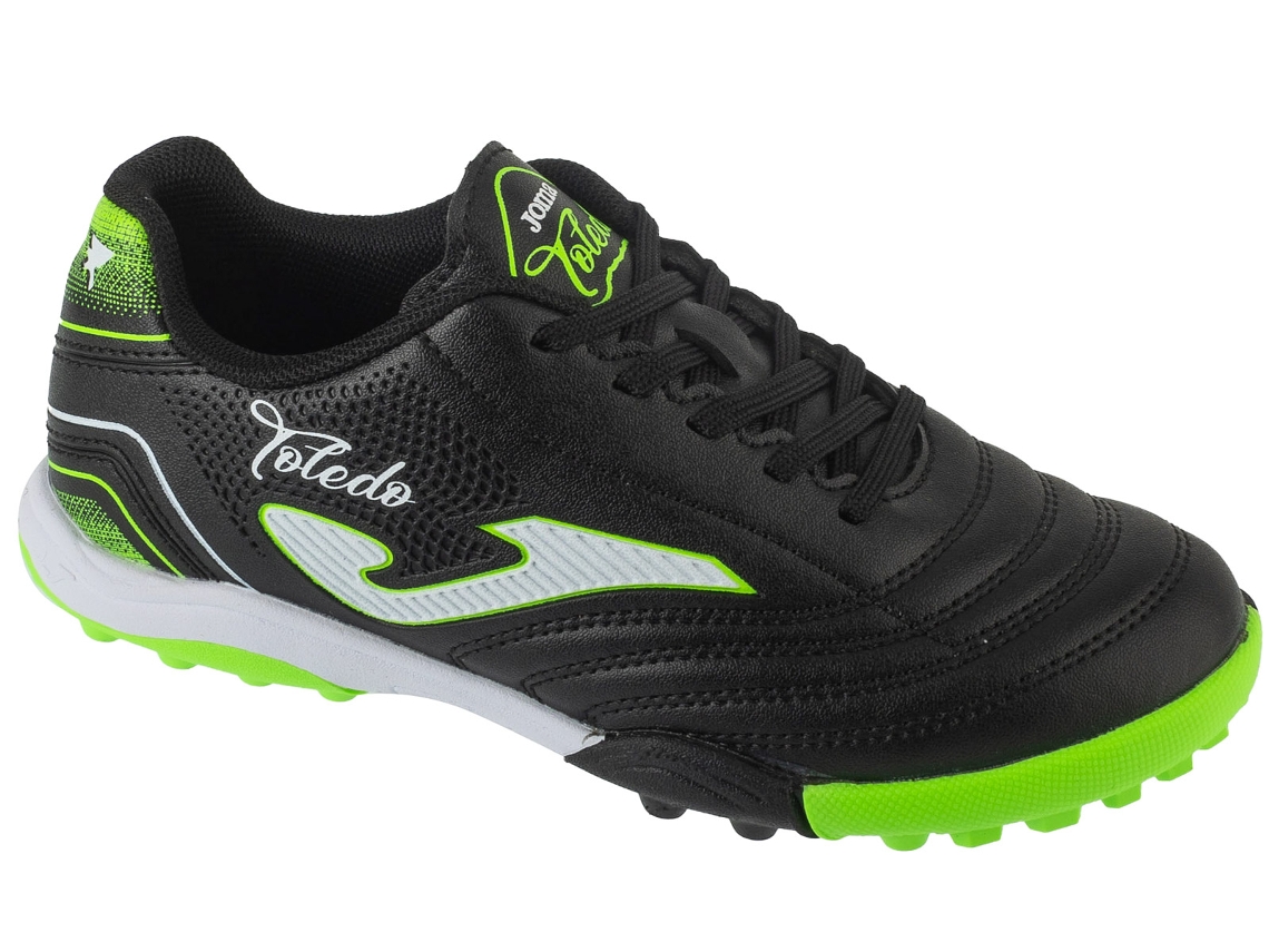 Toledo Jr 2501 Tf Tojw2501tf, Botas de fútbol para niño, Negro, Talla 37, Joma