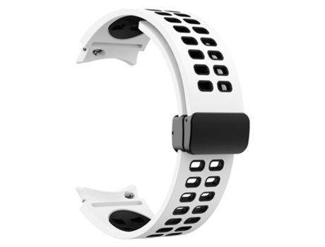 Correa de Silicona hebilla de liberación rápida bicolor para Samsung Galaxy Watch 4 40mm/44mm/Watch 4 Classic 42mm/46mm/Watch 5 40mm/44mm/Watch 5 P...