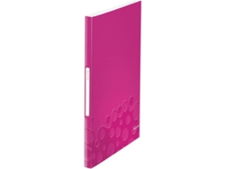 Carpeta LEITZ WOW 40 bolsillos Rosa (A4 - Capacidad: 80 hojas)