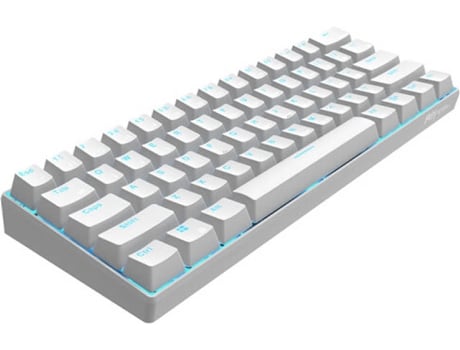 Teclado Gaming ROYAL KLUDGE RK61 (USB - Layout Inglés - Blanco)