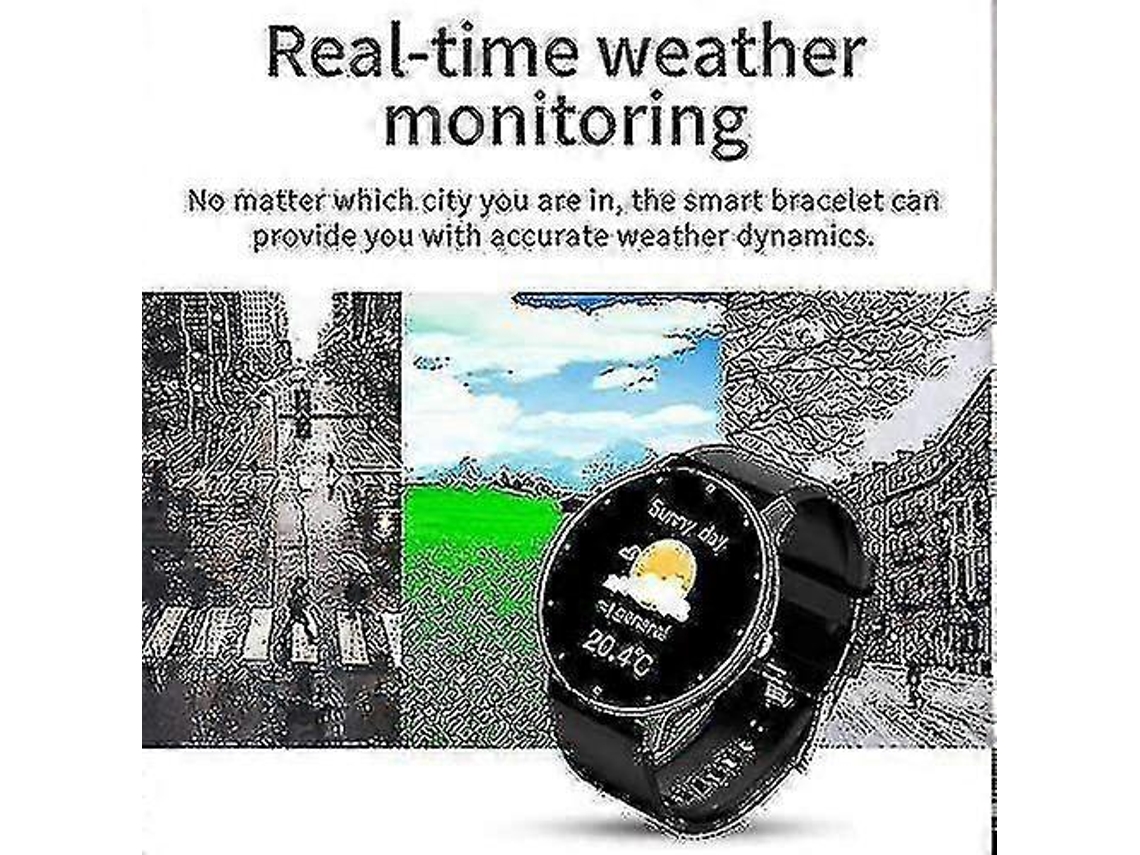 Reloj deportivo inteligente con pantalla táctil, resistente al agua IP67, Bluetooth, compatible con Android e iOS. Ly Ebike