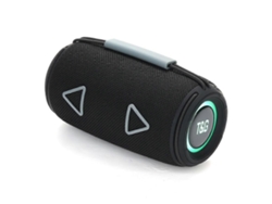 Subwoofer estéreo inalámbrico Bluetooth portátil TG-657 con soporte para altavoz 3D, radio FM y luz ambiental LED.