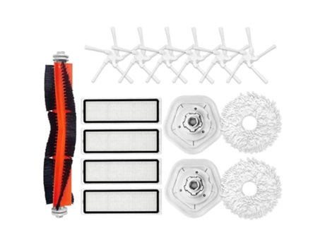 Escova lateral principal filtro esfregão porta pano esfregona para xiaomi dreame bot w10