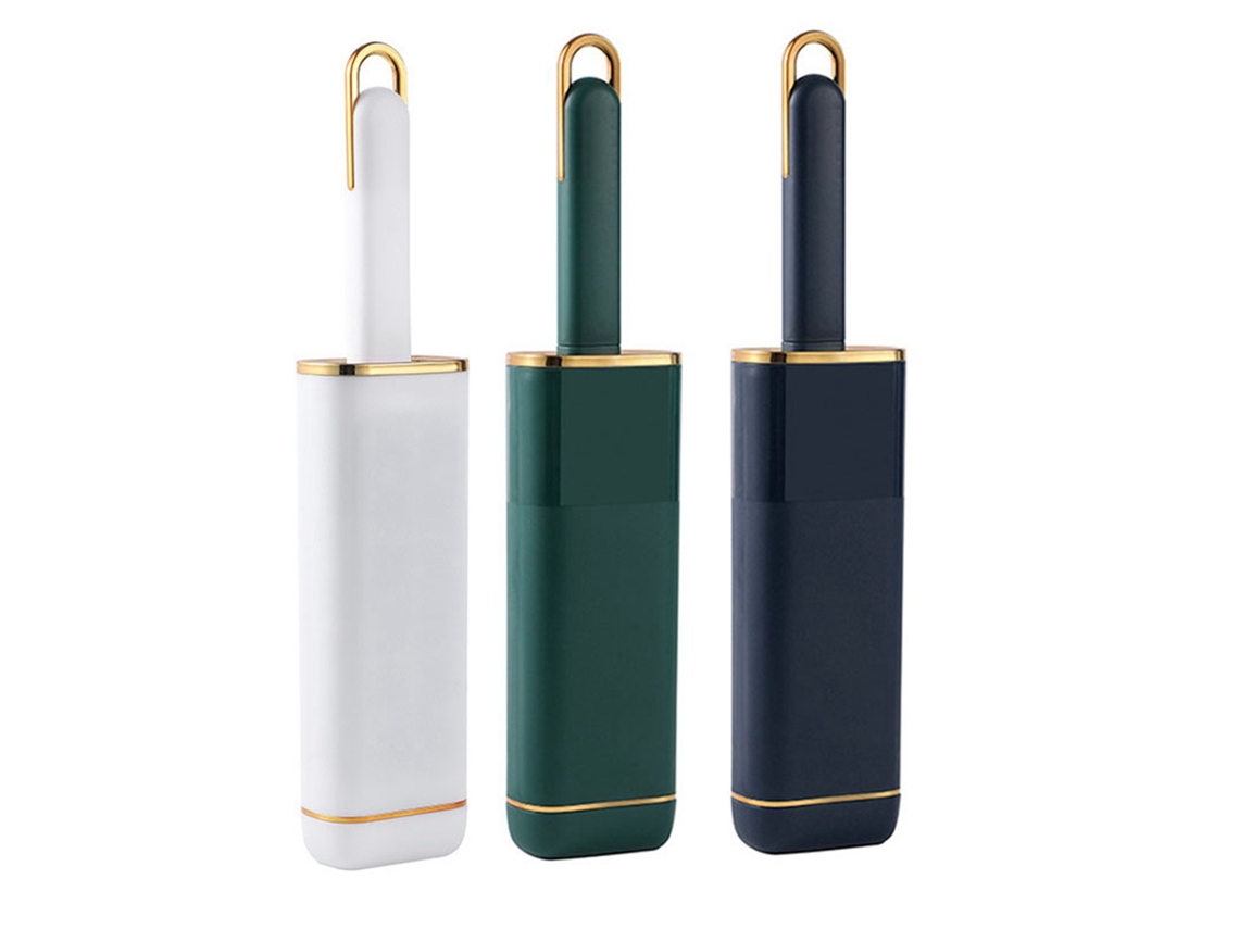 Cepillo quitapelusas electrostático para ropa, limpieza de ropa doméstica, cepillo para pelusas, rodillo blanco