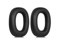 Almohadillas de espuma suave de piel de cordero negra para auriculares BW PX8 S2