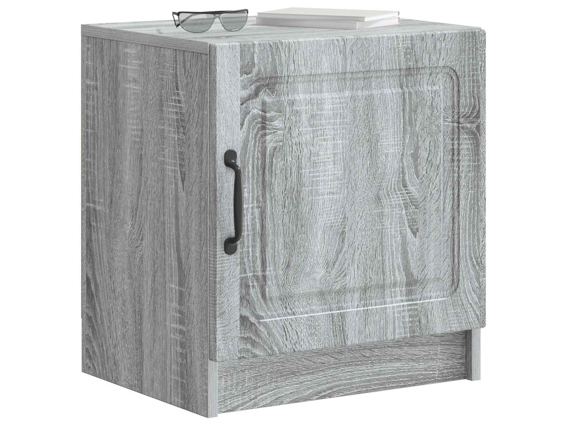 Maison Exclusive - Armario De Noche 2 Pcs Gris Sonoma 43 X 34,5 X 47 Cm