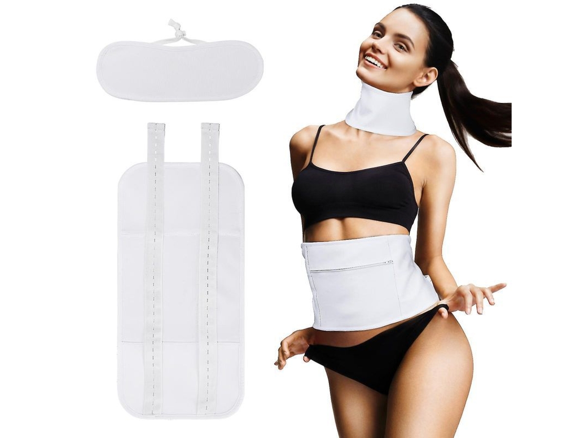 Fasst paquete Reutilizável de Óleo de Rícino para Cintura e Pescoço, Kit Orgânico para Desintoxicação Hepática e Estomacal CUIDADOS