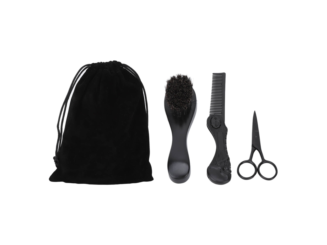 El kit incluye mascarilla, cepillo, tijeras, peine y estuche.