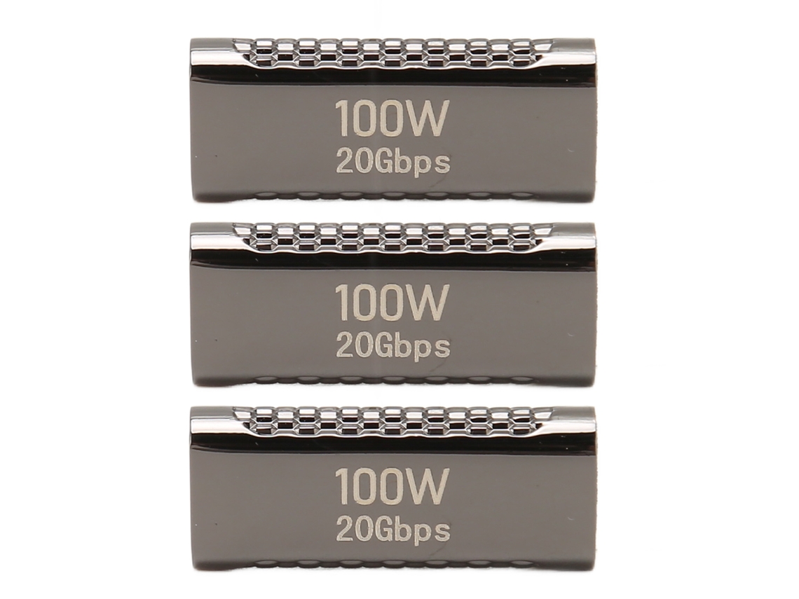 Baoj-2026adaptador Usb C Fêmea Para Fêmea 20gbps 100w 8k 60hz Conector Usb C Acoplador Extensor