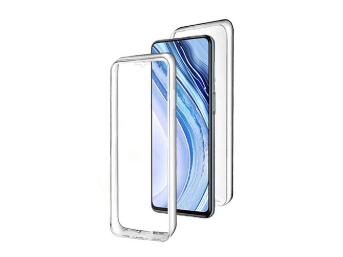 Funda Xiaomi Redmi Note 9 Pro DMOBILE 360º Silicona Transparente