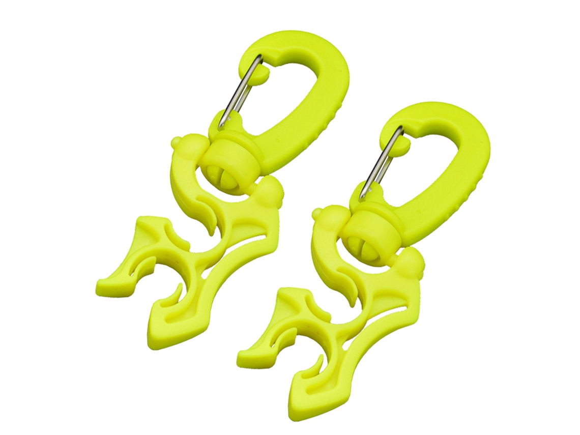 Soporte Para Manguera De Regulador Bcd (paquete De 2) Con Clip Para Mangueras De Baja/alta Presión (accesorio De Buceo)