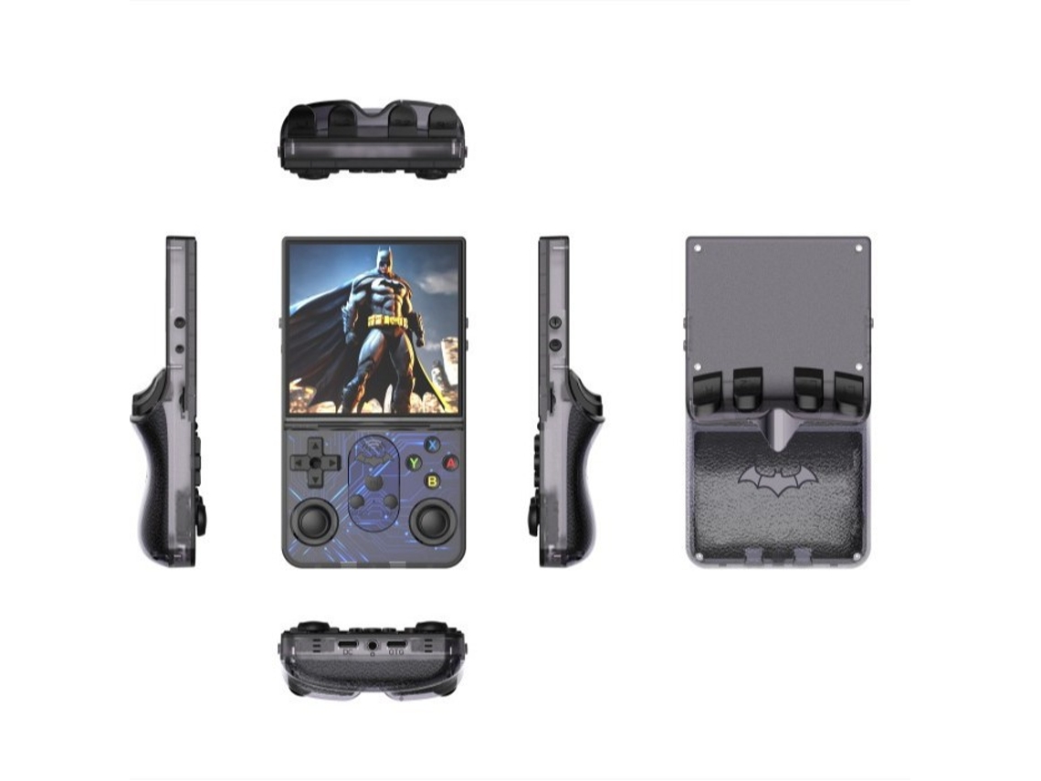 Consola de juegos portátil S600 con pantalla IPS de 4,0 pulgadas y pantalla táctil estilo arcade.