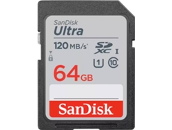 Tarjeta de Memoria SANDISK ULTRA SDXC (64 GB - 120 MB/s)