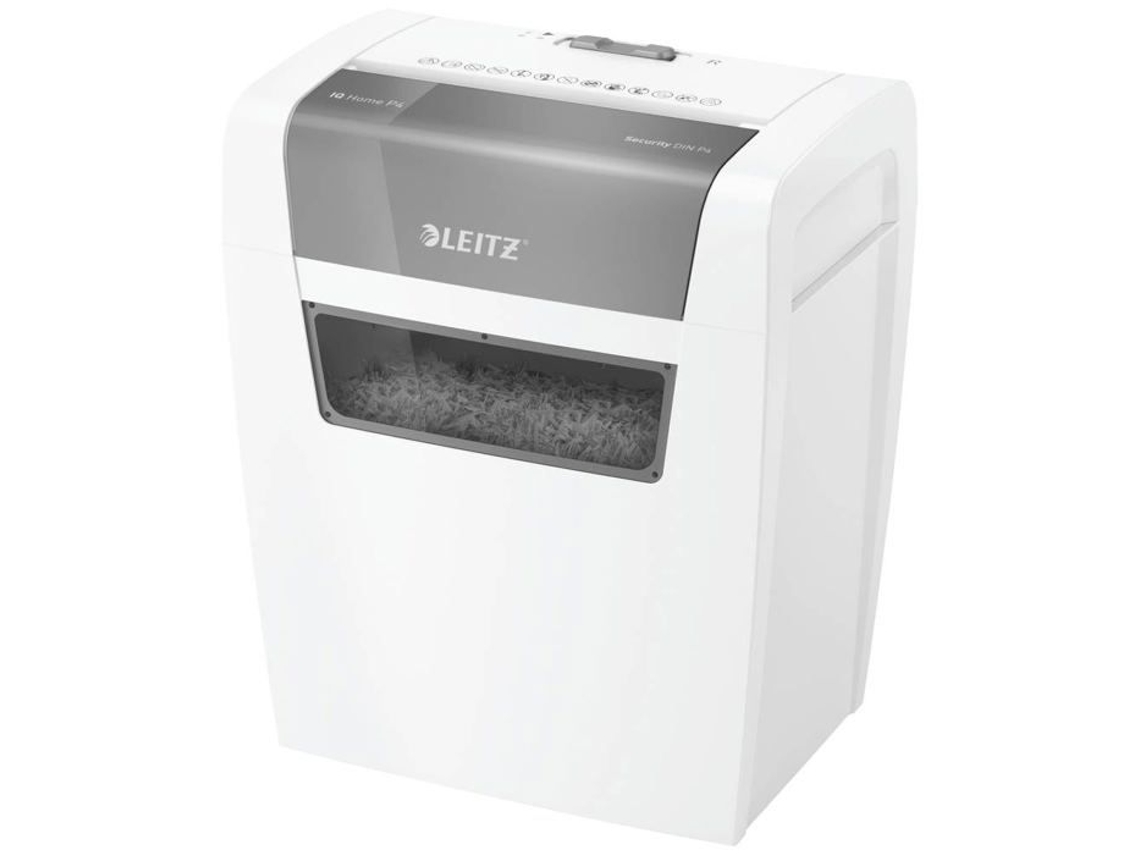 Trituradora de Papel LEITZ IQ Home Shredder (Blanco - 15 L)